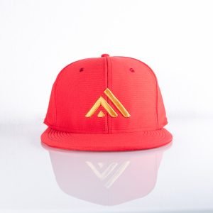 Snapback Stretch-Fit (Rouge/Or)