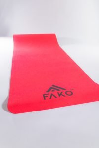 Tapis de yoga Écoresponsable Rouge