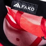 Snapback Ultra-Fit ajustable (Rouge/Or)