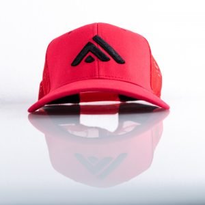 Snapback Ultra-Fit ajustable (Rouge/Noir)