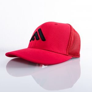 Snapback Ultra-Fit ajustable (Rouge/Noir)