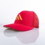Snapback Ultra-Fit ajustable (Rouge/Or)